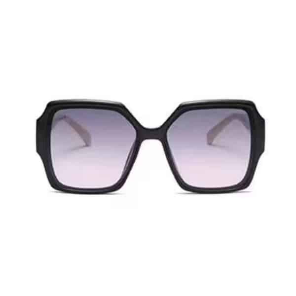 LOUIS VUITTON SQUARE strongLACK AND WHITE SUNGLASSES