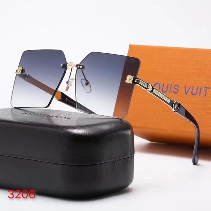 Alternative view of LOUIS VUITTON ONE SQUARE strongLUE SUNGLASSES