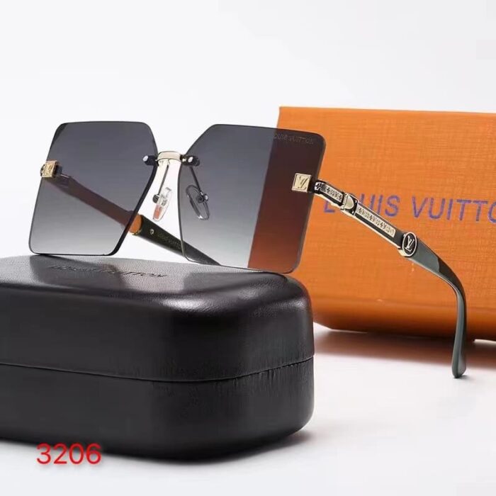 Alternative view of LOUIS VUITTON ONE SQUARE strongLACK SUNGLASSES