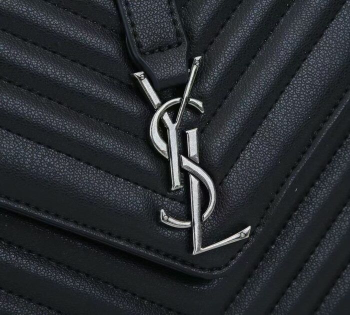 Alternative view of SAINT LAURENT COLLEGE LARGE CHAIN BAG BLACK 32CM 600278BRM041000