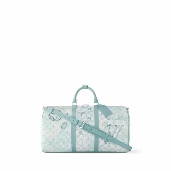 LOUIS VUITTON KEEPALL BANDOULIERE TRAVEL BAG 46CM M22570
