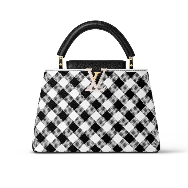 LOUIS VUITTON CAPUCINES BB BAG BLACK 27CM M20716