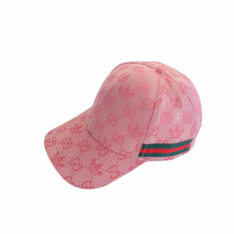 GUCCI X ADIDAS BASEBALL CAP HAT PINK