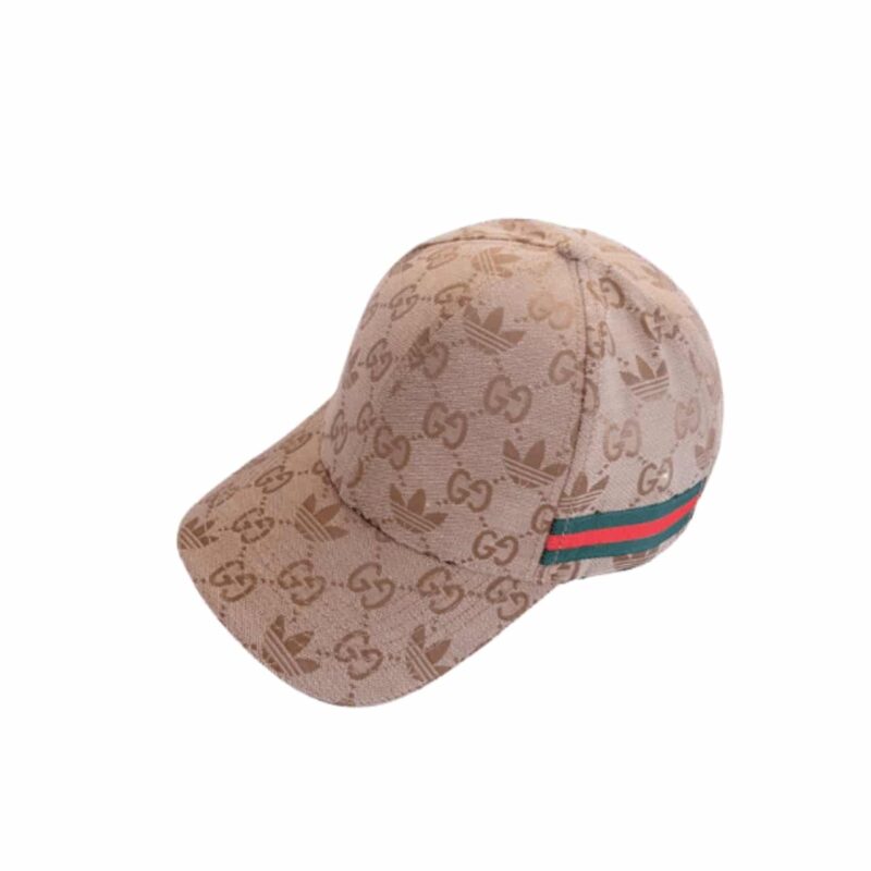 GUCCI X ADIDAS BASEBALL CAP HAT BEIGE