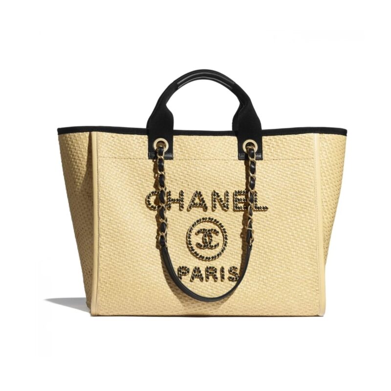 CHANEL DEAUVILLE LARGE SHOPPING TOTE 38CM