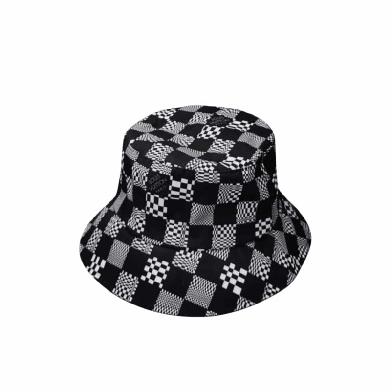 LOUIS VUITTON DAMIER BUCKET HAT BLACK