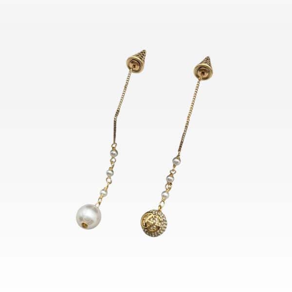 GUCCI GG PEARL ICE CREAM EARRINGS