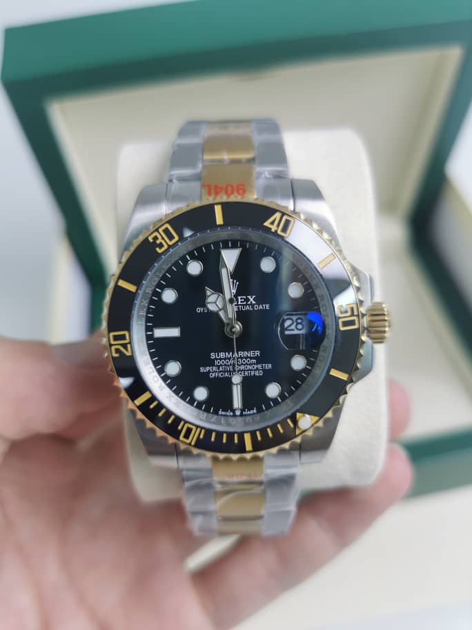 Alternative view of ROLEX SUBMARINER DATE 40MM STAINLESS STEEL AND GOLD BLACK 116613LB 0005
