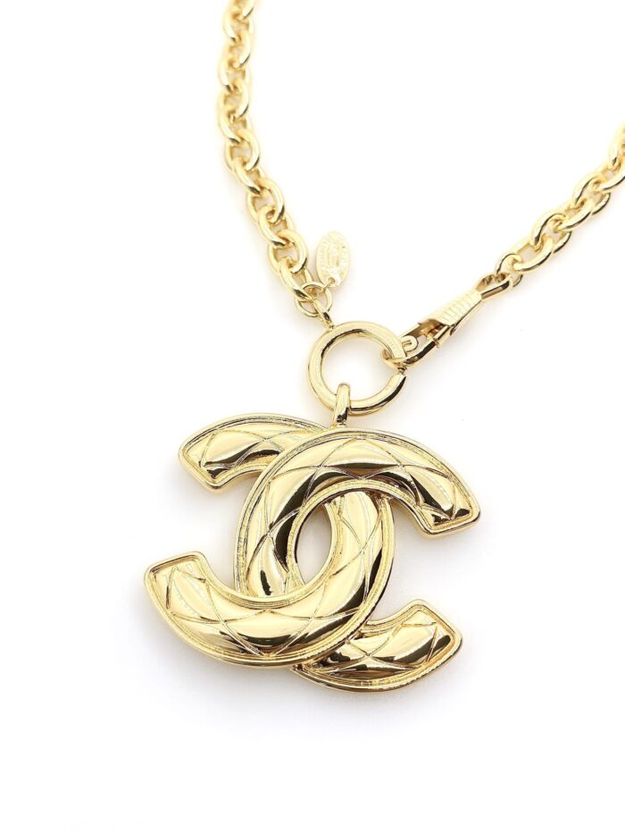Alternative view of CHANEL CC GOLD NECKLACE