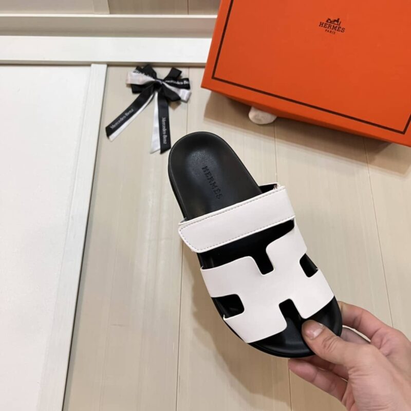 Alternative view of HERMES ANKARA SANDAL WHITE