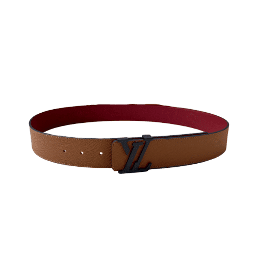 LOUIS VUITTON INITIALES BELT IN BROWN 4CM