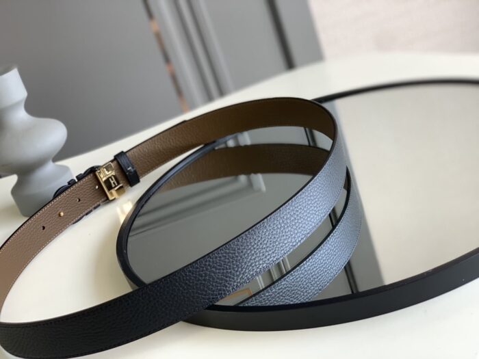 Alternative view of SALVATORE FERRAGAMO REVERSIBLE AND GANCINI BELT BLACK 3.5CM