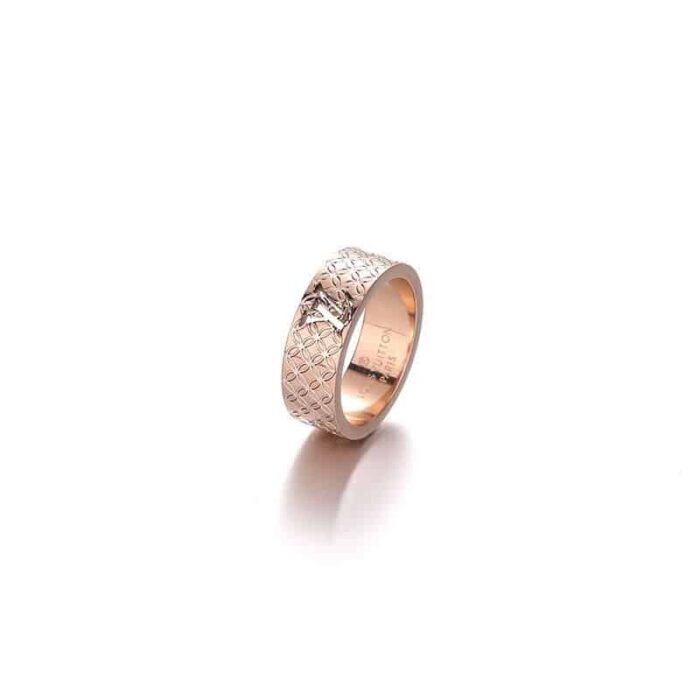 LOUIS VUITTON ROSE GOLD RING