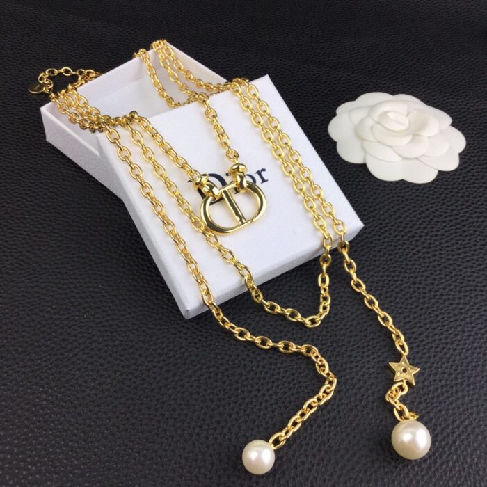 DIOR GOLD NECKLACE