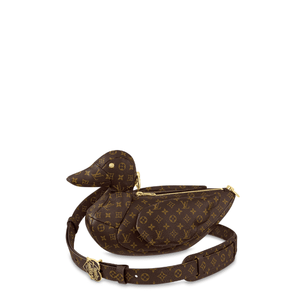 LOUIS VUITTON DUCK BAG BROWN 31CM M45990