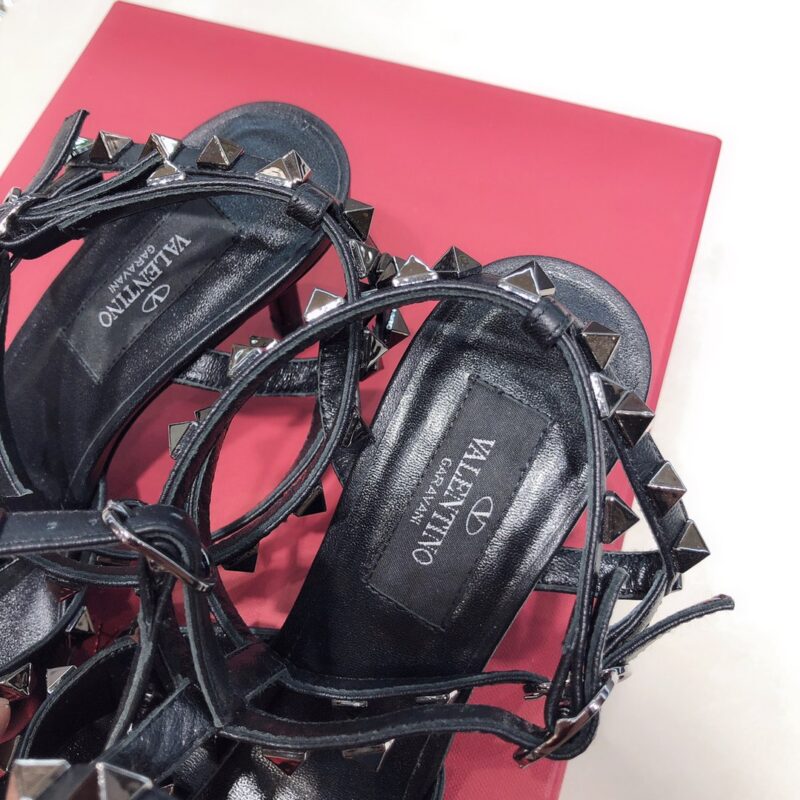 Alternative view of VALENTINO ROCKSTUD ANKLE STRAP PUMP 65 MM BLACK