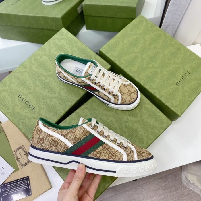 Alternative view of GUCCI TENNIS 1977 SNEAKER BEIGE ABONY 606111 HVK20 9766