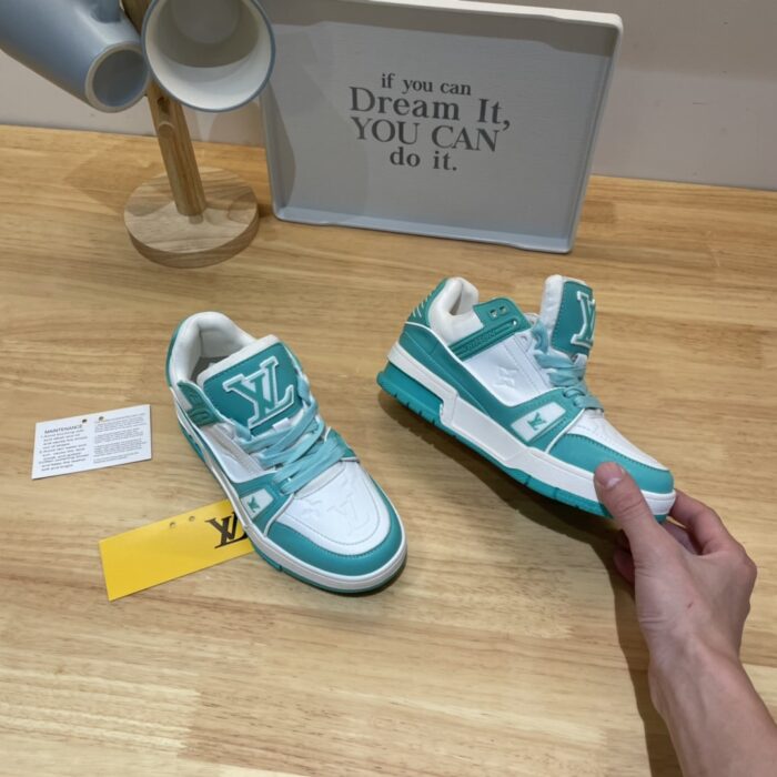 Alternative view of LOUIS VUITTON TRAINER SNEAKER DARK MINT