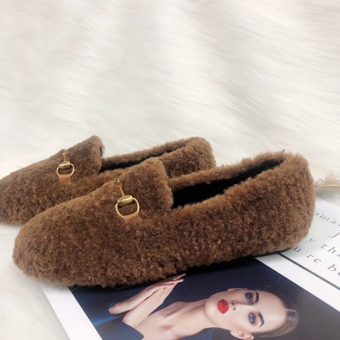 Alternative view of GUCCI WOMEN'S MACARENA HAUSSCHUH CRUDO BROWN