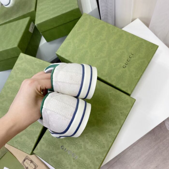 Alternative view of GUCCI TENNIS 1977 WHITE MINI GG 606111 99W90 9085