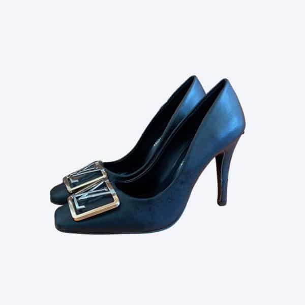 LOUIS VUITTON MADELEINE DARK BLUE PUMPS