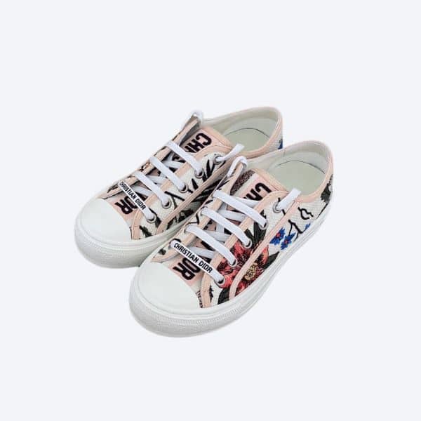 DIOR WALK’N’ EMBROIDERED WHITE MULTICOLOR