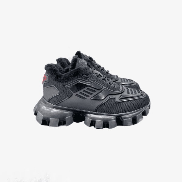 PRADA CLOUDBUST THUNDER TECHNICAL FABRIC SNEAKERS BLACK