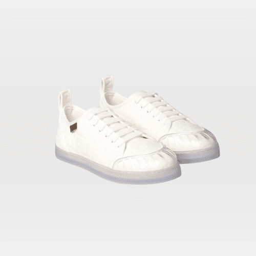 FENDI CORDA LOW TOP SNEAKER TESS CANVAS WHITE 8E7083ABN4F0QA0