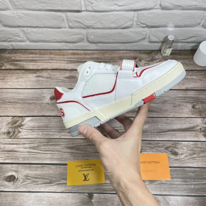 Alternative view of LOUIS VUITTON TRAINER SNEAKER RED 1A98VI