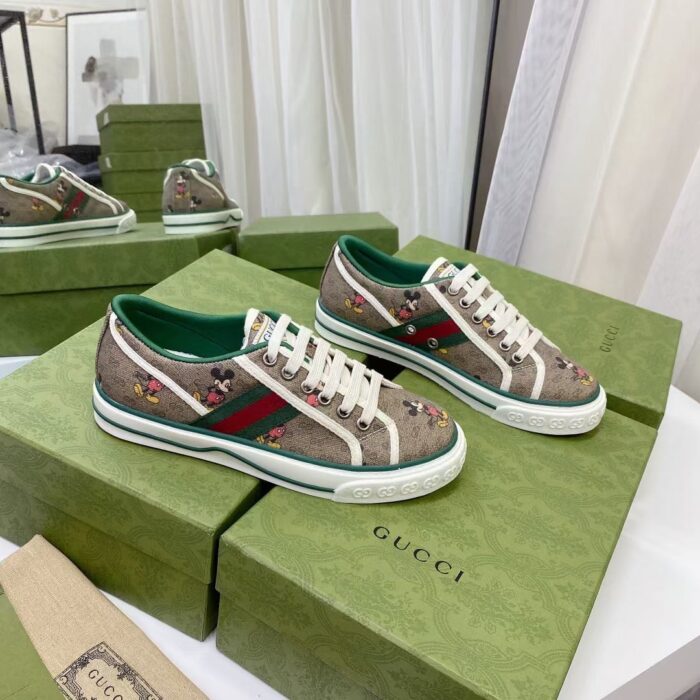 Alternative view of GUCCI TENNIS 1977 MICKEY MOUSE  SNEAKER