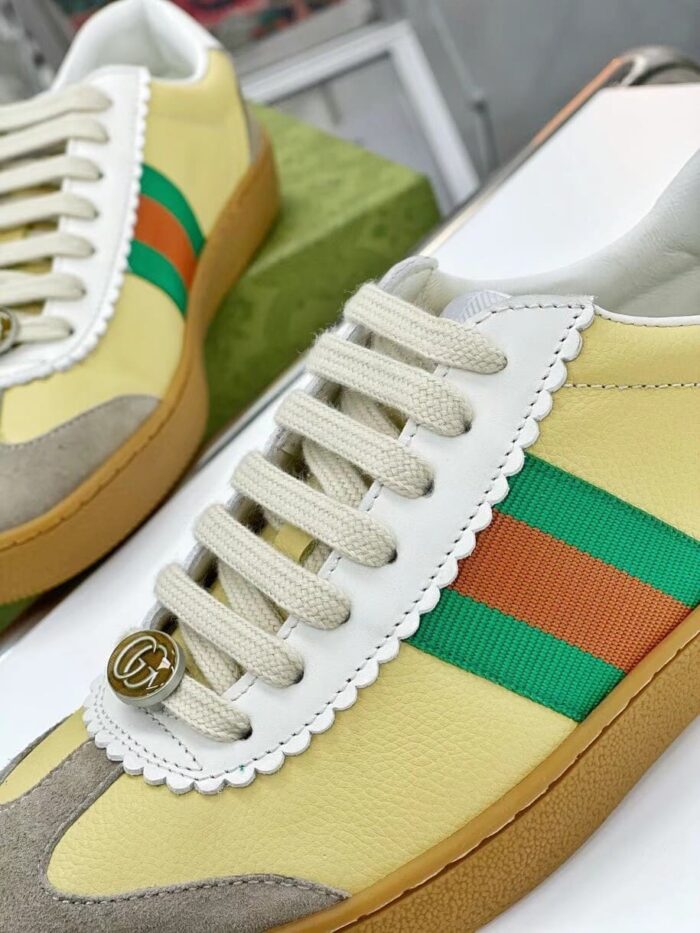 Alternative view of GUCCI G74 WEB LOW OATMEAL 624486 0PV20 9560