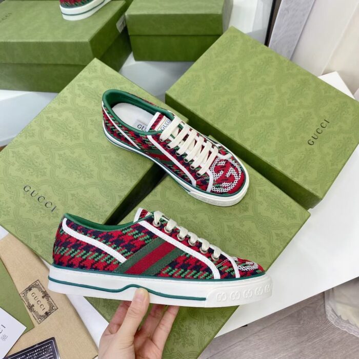 Alternative view of GUCCI TENNIS 1977 WOMEN'S SNEAKER RED