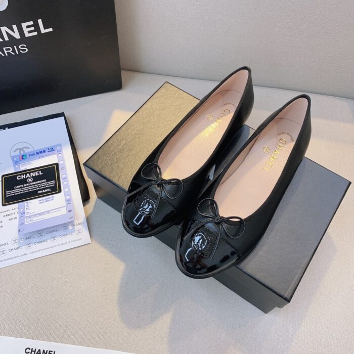 Alternative view of CHANEL BALLET FLATS BLACK G02819 Y01552 94305