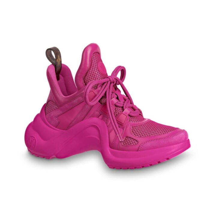 LOUIS VUITTON ARCHLIGHT SNEAKER TRAINER ROSE 1A882K