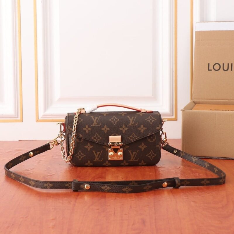 Alternative view of LOUIS VUITTON POCHETTE MÉTIS EAST WEST MONOGRAM CANVAS BROWN 21CM M46279