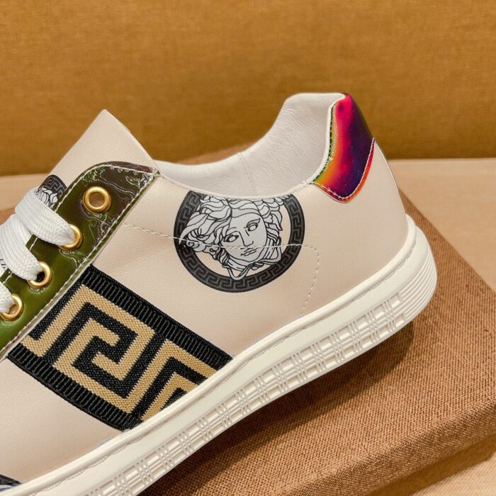 Alternative view of FENDI DOMINO FABRIC LOW SNEAKERS BEGEI FF MULTICOLOR