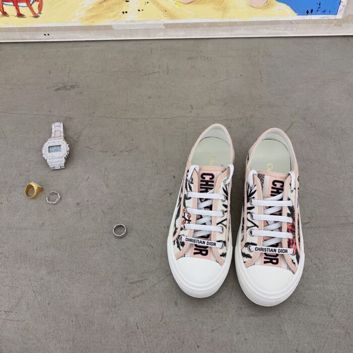 Alternative view of DIOR WALK’N’ EMBROIDERED WHITE MULTICOLOR