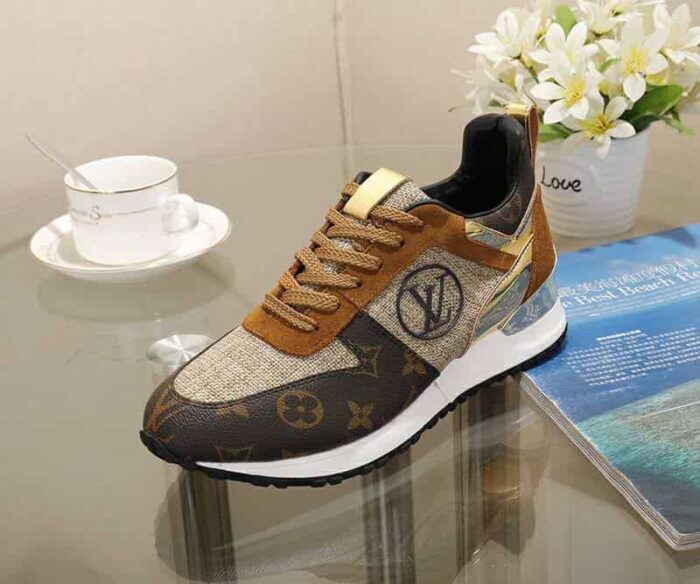 Alternative view of LOUIS VUITTON RUN AWAY SNEAKERS MONOGRAM BROWN
