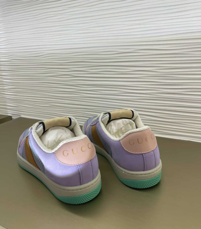 Alternative view of GUCCI LOVELIGHT SCREENER SNEAKER LIGHT BLUE ‎708295 0YIA0 5380