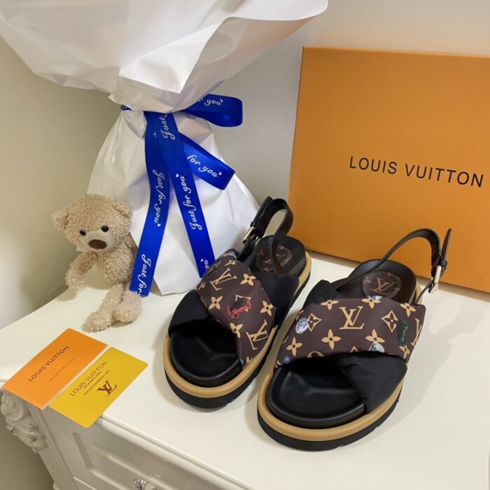 Alternative view of LOUIS VUITTON POOL PILLOW COMFORT SANDAL BROWN