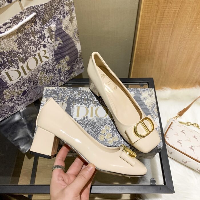 Alternative view of DIOR CD IDYLLE PUMP NUDE PATENT CALFSKIN