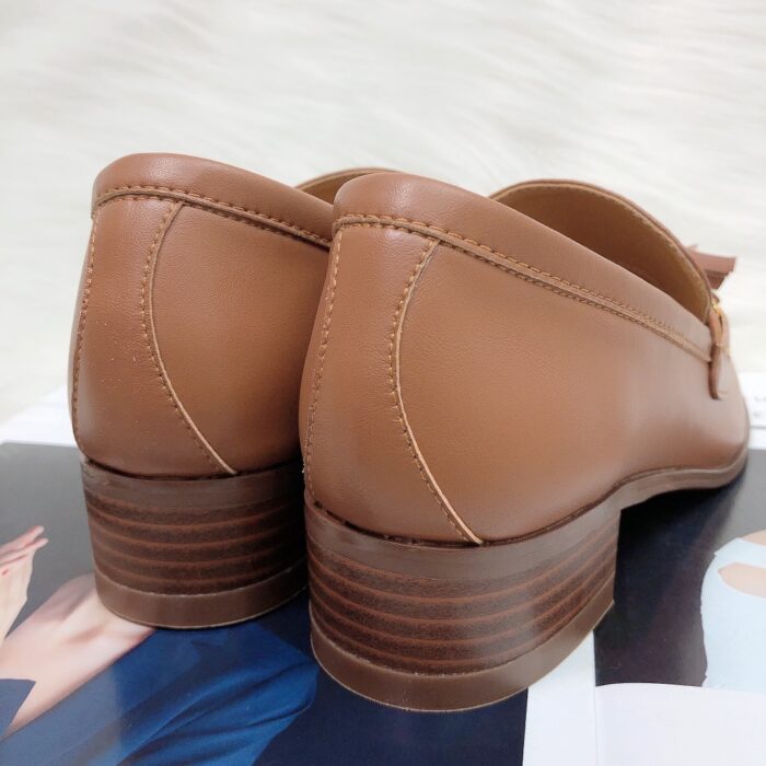 Alternative view of GUCCI LOAFER WITH WEB AND INTERLOCKING G BROWN