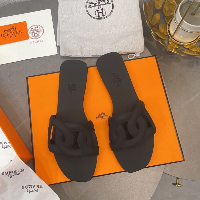 Alternative view of HERMES ALOHA SANDAL BLACK H201157Z 02350