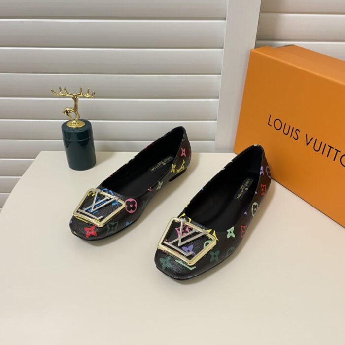 Alternative view of LOUIS VUITTON LV LOGO MUTIPLE COLOR MONOGRAM BALLERINA