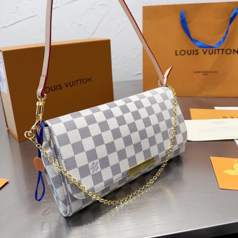 Alternative view of LOUIS VUITTON FAVORITE MM DAMIER AZUR 25CM N41275