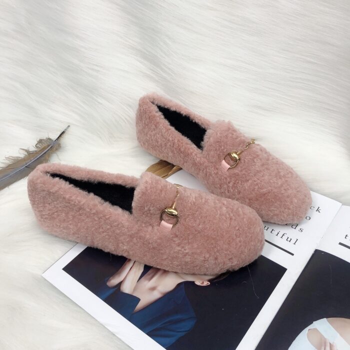 Alternative view of GUCCI WOMEN'S MACARENA HAUSSCHUH CRUDO ROSE