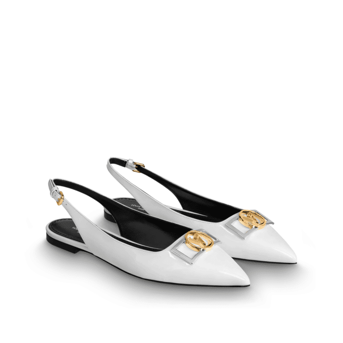 LOUIS VUITTON INSIDER FLAT BALLERINA WHITE 1A672Q