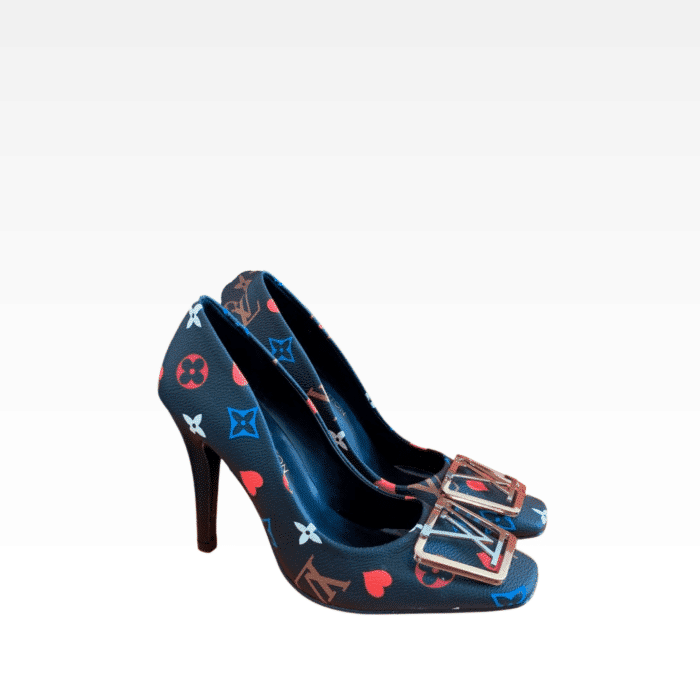 LOUIS VUITTON MADELEINE PUMPS MULTIPLE COLOR MONOGRAM