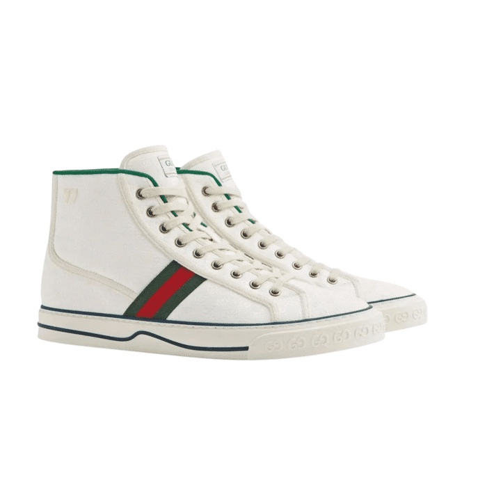 GUCCI TENNIS 1977 HIGH TOP SNEAKER WHITE