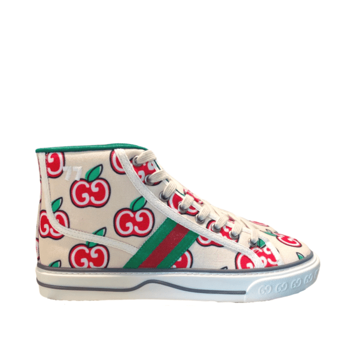 GUCCI TENNIS 1977 HIGH TOP SNEAKER BEIGE